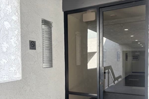 Doorway view of Advanced Pain Medical Group's Culver City, CA, location
